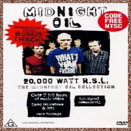 20000 Watt R.S.L. The Midnight Oil Collection (Sony) [2004, DVD]
